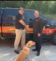 Michael Koster and Dog Image